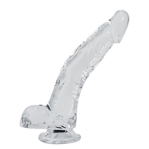 Фаллоимитатор на присоске Stallion Jelly Dildo прозрачный