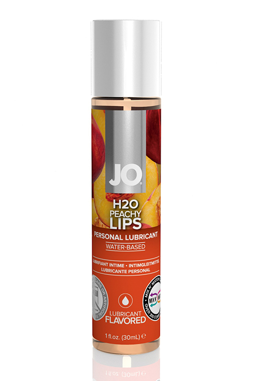 Вкусовой лубрикант Сочный персик / JO Flavored Peachy Lips 1oz - 30 мл. фото