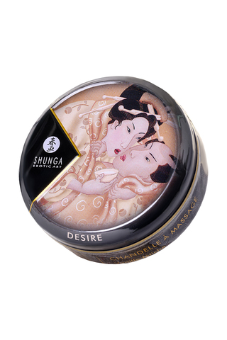 Массажное аромамасло в виде свечи Shunga «Желание. Ванильный фетиш» (Desire.Vanilla Fetish), 30 мл