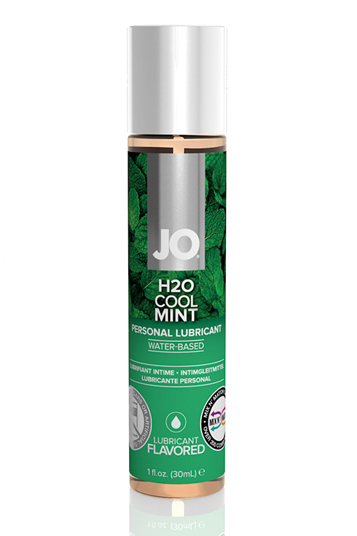 Вкусовой лубрикант Мята / JO Flavored Cool Mint H2O 1oz - 30 мл. фото