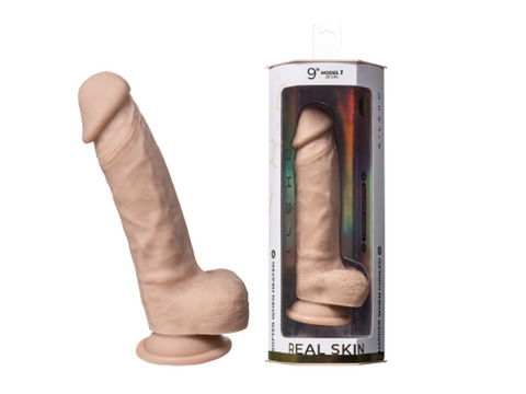 SileXD Фаллоимитатор-реалистик на присоске Real Skin Model 1 (9)