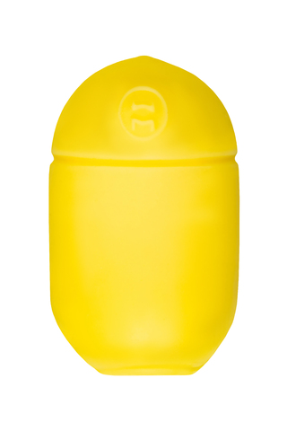 Мастурбатор нереалистичный MEN'S MAX CAPSULE 03 POP, TPE, желтый, 8 см (В ЗИПЛОКЕ)