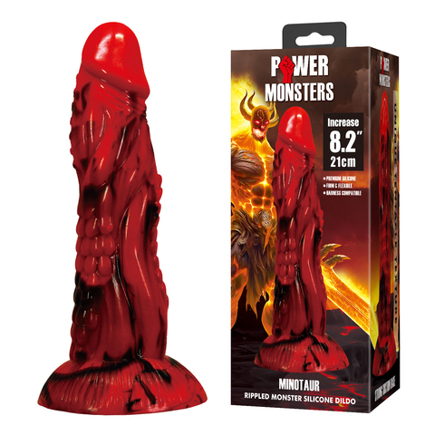 Minotaur, фаллоимитатор на присоске, серии Power Monsters, 21 см