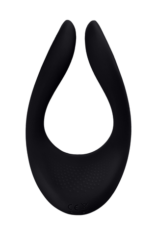 Многофункциональный стимулятор для пар Satisfyer Endless Joy, силикон, чёрный, 13,5 см.