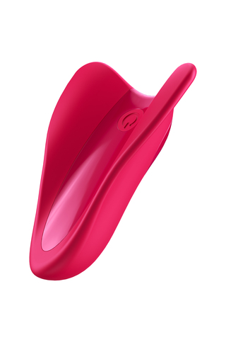 Универсальный вибромассажер Satisfyer High Fly, силикон, красный