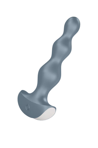 Анальная виброелочка Satisfyer Lolli Plug 2, силикон, серый, 11 см