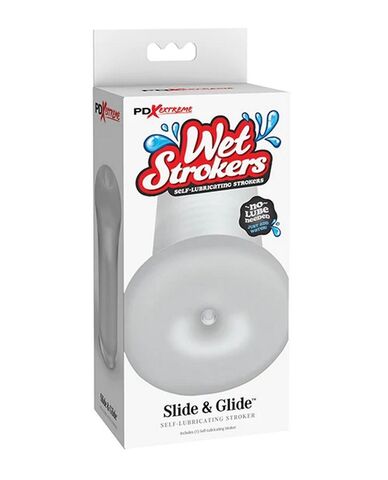 Мастурбатор PDX Extreme Wet Strokers - Slide & Glide - Frosted
