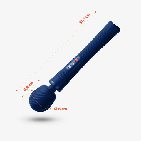 Мощнейший вибромассажер FF VIM VIBRATING WAND, синий. 10001