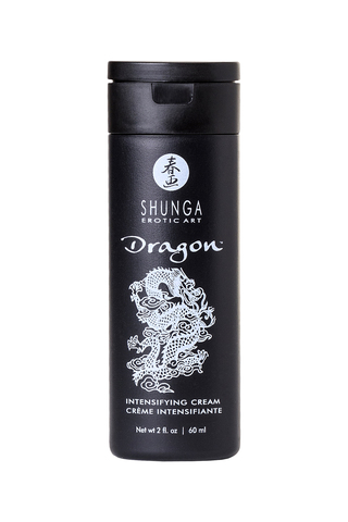 Интимный крем-лубрикант для мужчин Shunga «Дракон» (Dragon), эффект «ледяного огня», 60 мл
