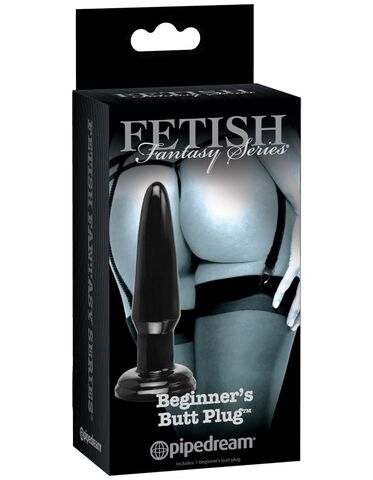 Анальный плаг небольшого размера Fetish Fantasy Series Limited Edition Beginner's Butt Plug - Black