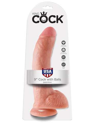 Фаллоимитатор на присоске 9 Cock with Balls