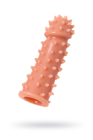 Насадка реалистичная KOKOS EXTREME SLEEVE 03-S с дополнительной стимуляцией, TPE, телесная, 12.7 см