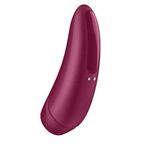 Curvy 1+ Red, красно-розовый Вакуумный стимулятор с возможностью управления через приложение