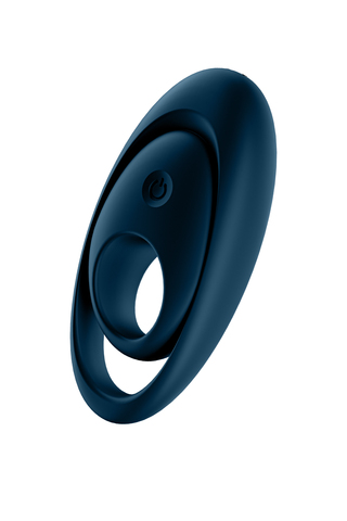 Эрекционное кольцо на пенис Satisfyer Glorious Duo, силикон, синий