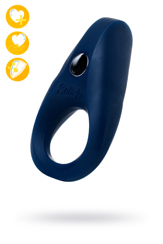 Эрекционное кольцо на пенис Satisfyer Rocket Ring, силикон, синий 7,5 см.