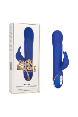 Вибромассажер кролик Jack Rabbit - Rotating Beaded Rabbit с функцией ротации бусинами