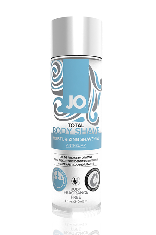 Гель для интимного бритья без раздражений / JO Total Body Shave Anti-Bump - Fragrance Free 8oz - 240 фото