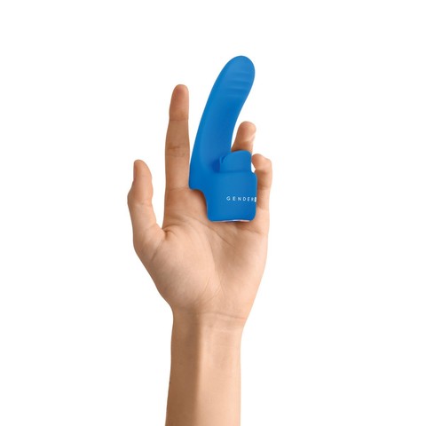 Gender-X FLICK IT Вибронасадка на палец с имитацией движений языком