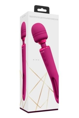 Двусторонний WAND Kiku с инновационным стимулятором зоны G  (розовый)