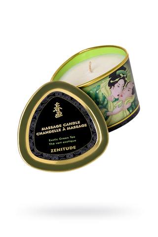 Массажное аромамасло в виде свечи Shunga «Спокойствие. Зеленый чай»(Zenitude.Exotic Green Tea) 170мл