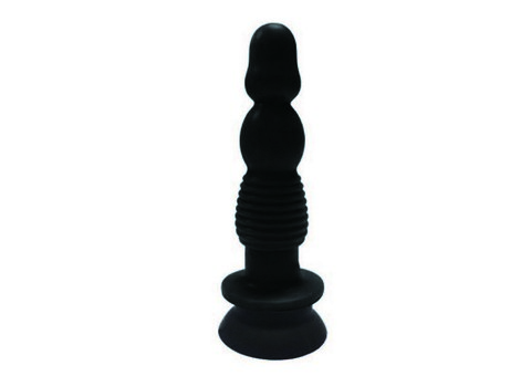 Сменная насадка для секс машин Diva, TPR, черная, 17,8 см