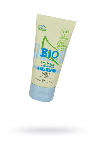 Интимный гель-лубрикант HOT Bio Sensitive на водной основе, для чувствительной кожи, 50 мл