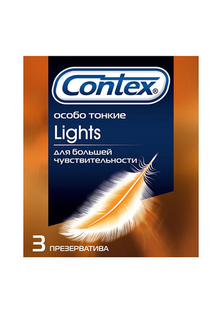Презервативы "Contex" № 3 Lights максимально чувствительные
