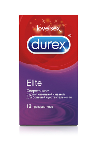 Презервативы Durex N12 Elite сверхтонкие