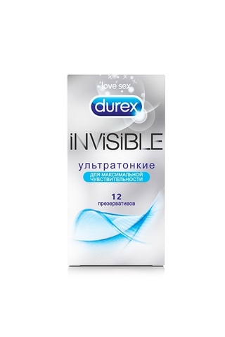 Презервативы Durex N12 Invisible ультратонкие