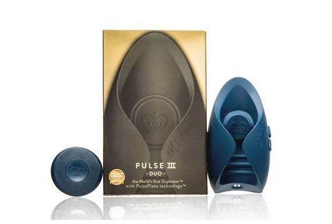 Инновационный мужской вибратор (осциллятор)-игрушка для пар PULSE DUO для оргазма без рук
