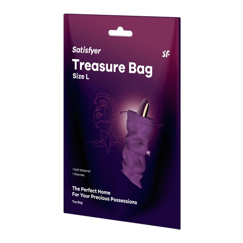 Мешочек для хранения вибромассажера Treasure Bag L (violet)