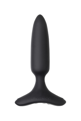 Анальная втулка LOVENSE Hush 2 (XS), силикон, черная, 12,1 см
