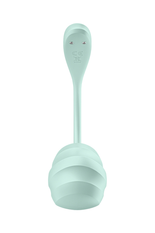 Виброяйцо Satisfyer Smooth Petal Connect App, мятное, 6,5 см