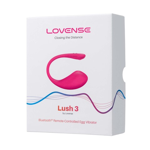 Виброяйцо LOVENSE Lush 3, розовый