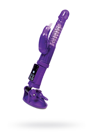 Вибратор с клиторальным стимулятором TOYFA A-Toys  High-Tech fantasy, TPR, Фиолетовый, 24 см