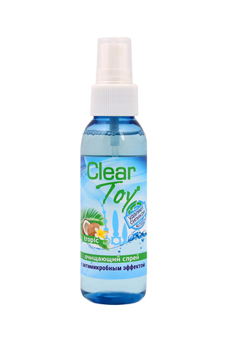 Очищающий спрей  CLEAR TOY TROPIC с антимикробным эффектом, 100 мл