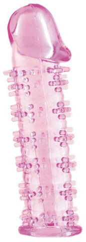 Насадка на пенис A-Toys by TOYFA Nux, TPE, розовый, 12,5 см