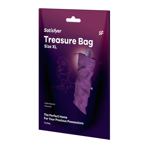 Мешочек для хранения вибромассажера Treasure Bag XL (violet)