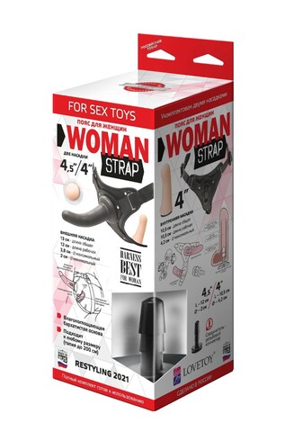 Женский пояс с насадками Woman Strap