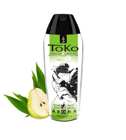 Интимный гель серии TOKO AROMA: аромат Экзотический зеленый чай и груша, 165 мл