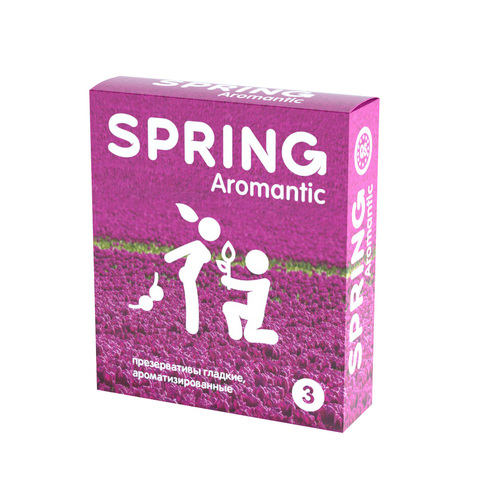 Презервативы SPRING™ Aromantic, 3 шт./уп. (ароматизированные)