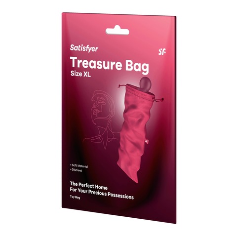 Мешочек для хранения вибромассажера Treasure Bag XL (pink)