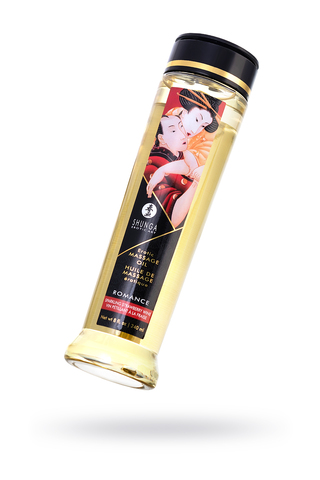 Масло массажное для тела Shunga «Романтика.Шампанское и клубника» (Romance.Sparking Strawberry)240мл