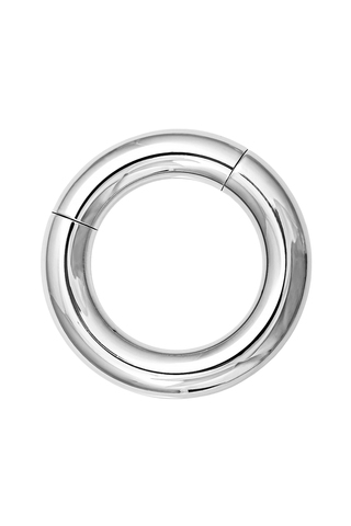 Кольцо на пенис Metal by TOYFA, серебряное, Ø 3,5 см