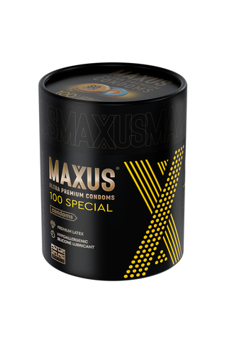 Презервативы Maxus Special, точечно-ребристые, латекс,100 шт