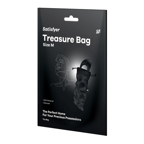 Мешочек для хранения вибромассажера Treasure Bag M (black)
