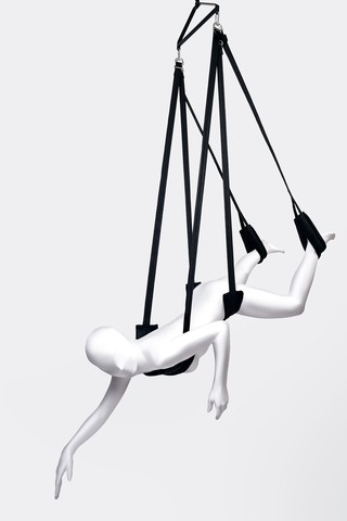 Секс-качели Anonymo #0503, велюр, черные