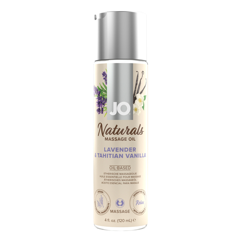 Массажное масло JO - Lavender & Vanilla/Лаванда и ваниль  120 mL