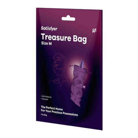 Мешочек для хранения вибромассажера Treasure Bag M (violet)