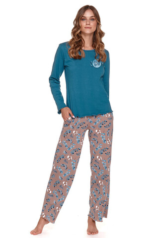 Очаровательный пижамный комплект (лонгслив, шорты и брюки) PMT